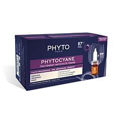 Phyto Phytocyane Traitement Antichute Progressive Femme 12x5ml Ampoules
