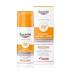 Eucerin Sun Pigment Control Crème-Gel IP50+ - Medium Teintée - 50ml