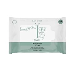 Naïf Bébé & Enfant Lingettes Plastic Free 54 Pièces