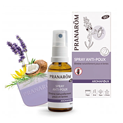 Pranarôm Aromapoux Spray Anti-Poux Bio 30ml + Peigne