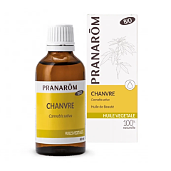 Pranarôm Huile Végétale Chanvre Bio Flacon 50ml