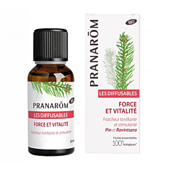 Pranarôm Les Diffusables Force & Vitalité Diffusion Huiles Essentielles Flacon 30ml