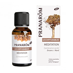 Pranarôm Les Diffusables Méditation Diffusion Huiles Essentielles Flacon 30ml