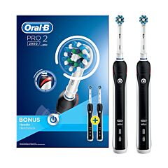 Oral-B Pro 2 2900 Brosses à Dents Electriques 2 Pièces