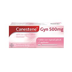 Canestene Gyn Clotrimazole 500mg 1 Vaginale Tablet + Applicator