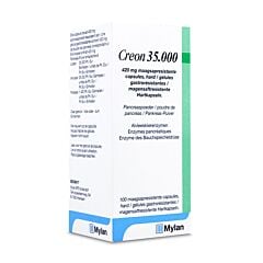 Creon 35.000 420mg Enzymes Pancréatiques 100 Gélules Gastro-Résistantes