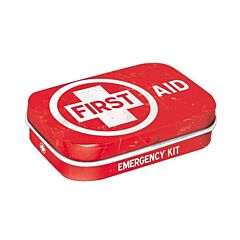 First Aid Bonbons à la Menthe Boîte Métalisée 15g