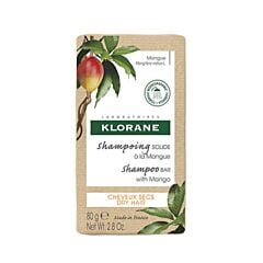 Klorane Shampooing Solide à la Mangue Cheveux Secs 80g