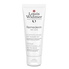 Louis Widmer Remederm Crème Corporelle Peau Très Sèche Sans Parfum Tube 75ml