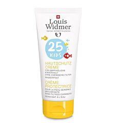 Louis Widmer Sun Kids Skin Protection Cream SPF25 Zonder Parfum 100ml