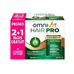 Omnivit Hair Pro Nutri-Repair 120 Comprimés + 60 Comprimés Gratuits