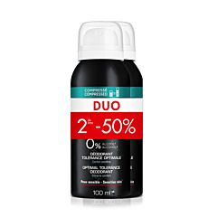 Vichy Homme Déodorant Tolérance Optimale 48h Spray PROMO Duo 2x100ml