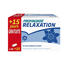 Promagnor Relaxation 60 + 15 Gélules OFFERTES