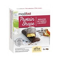 Modifast Protein Shape Reep Zwarte & Witte Chocolade 6x31g