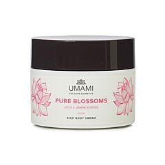 Umami Pure Blossoms Crème Corps Riche Lotus & Jasmin Pot 250ml