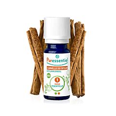 Puressentiel Huile Essentielle Cannelle de Ceylan Bio Flacon 5ml