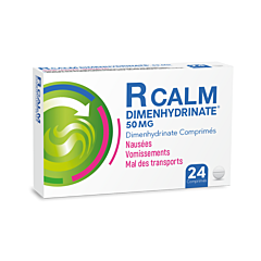 R Calm Dimenhydrinate 24 Comprimés