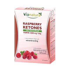 Via Natura Raspberry Ketonen - 100% Natuurlijk - 60 Capsules