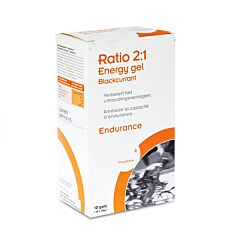 Trisport Pharma Ratio 2:1 Energy Gel Zwarte Bes Zakje 10x50g