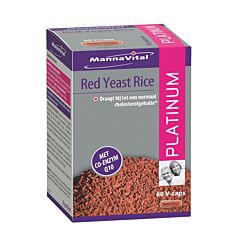 MannaVital Red Yeast Rice Platinum + Co-Enzyme Q10 60 V-Caps