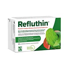 Refluthin Brandend Maagzuur - Munt - 48 Kauwtabletten