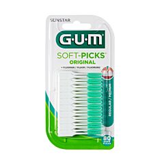 Gum Soft-Picks Original Regular/Medium Bâtonnets Interdentaires 80 Pièces