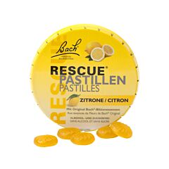 Bach Rescue Pastilles Sans Sucre Citron 50g