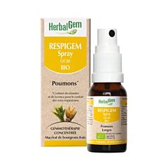 HerbalGem Respigem Spray Bio Poumons 10ml