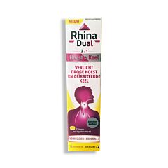 RhinaDual Toux Sèche & Gorge Irritée 18 Pastilles à Sucer