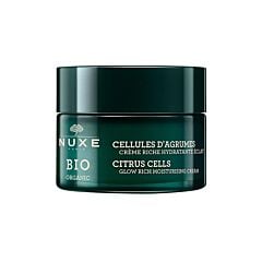 Nuxe Bio Organic Crème Riche Hydratante Eclat Cellules d'Agrumes Pot 50ml