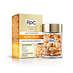 RoC Multi Correxion Revive + Glow Sérum Nuit - 30 Gélules