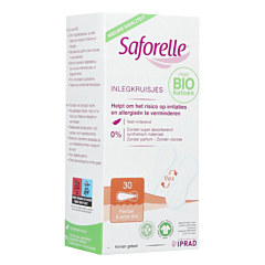 Saforelle Coton Protect Protege Slips - 30 Pièces