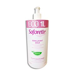 Saforelle Soin Lavant Doux Toilette Intime & Corporelle Flacon Pompe 1l