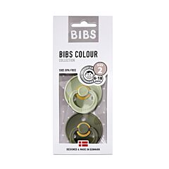 Bibs Sucettes 6-18m Sage/Hunter Green 2 Pièces