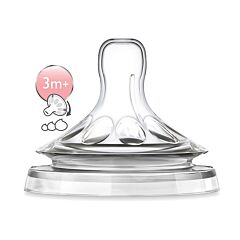 Philips Avent Natural Tétine à Débit Variable 3m+ 2 Pièces
