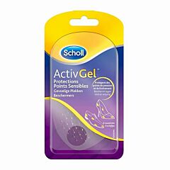 Scholl ActivGel Gevoelige Plekken Beschermers 6 Schijfjes