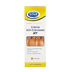 Scholl Crème Anti-Crevasses K+ Tube 60ml