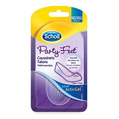 Scholl Activ Gel Party Feet Coussinets Talons 1 Paire