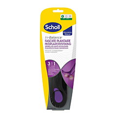 Scholl In-Balance Semelles Anti-Douleur Fasciite Plantaire - Small 37-39,5 - 1 Paire