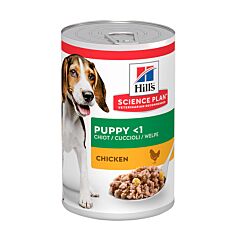 Hills Science Plan Puppy <1j Hondenvoer Kip 370g