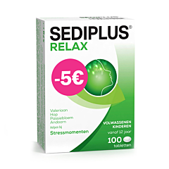 Sediplus Relax 100 Tabletten - Promo - €5