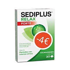 Sediplus Relax Forte 30 Comprimés Promo - 4€