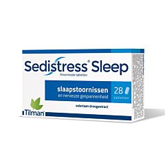 Sedistress Sleep 500mg Troubles du Sommeil Tension Nerveuse 28 Comprimés Pelliculés