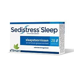Sedistress Sleep 500mg Troubles du Sommeil Tension Nerveuse 28 Comprimés Pelliculés