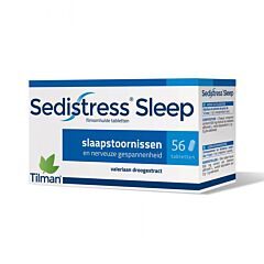 Sedistress Sleep 500mg Troubles du Sommeil Tension Nerveuse 56 Comprimés Pelliculés	