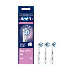Oral-B Sensitive Clean Brossettes pour Brosse à Dents Electrique 3 Pièces