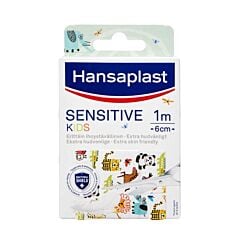Hansaplast Sensitive Kids Pansements Rouleau 1mx6cm 1 Pièce