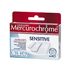 Mercurochrome Sensitive Pansement 40 Pièces