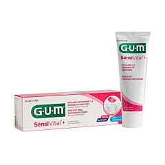 Gum SensiVital+ Dentifrice Tube 75ml
