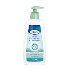 Tena ProSkin Shampoo & Shower Gel Nettoyant Flacon Pompe 500ml